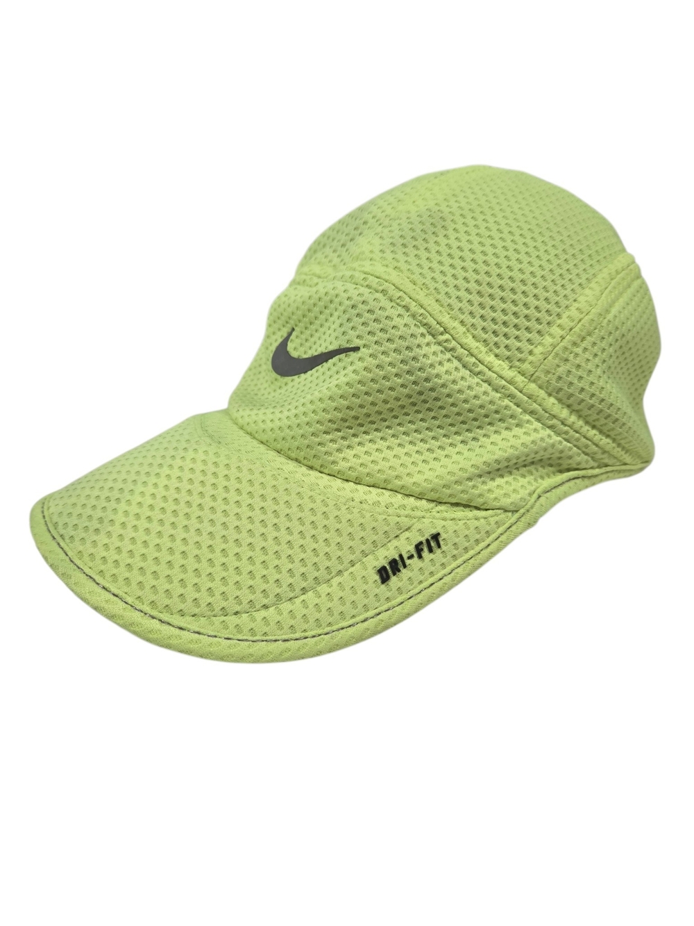 Rare Nike Daybreak Dri-FIT Neon Volt Mesh Running Hat Adjustsble